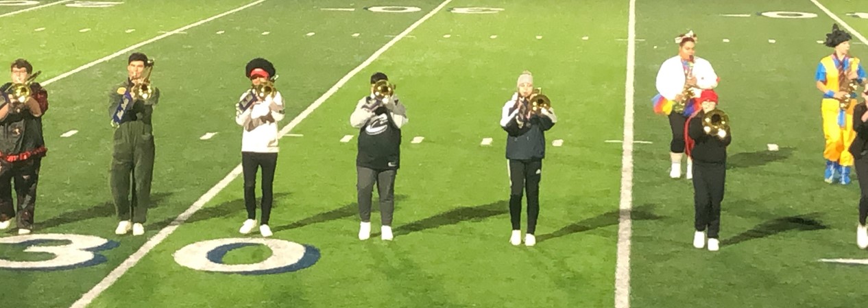 WHS Swing Band horn section